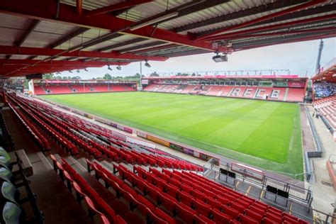View from the stand at the Vitality Stadium, AFC Bournemouth